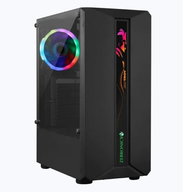 ZEBRONICS Troy Mid-Tower Premium Gaming Cabinet