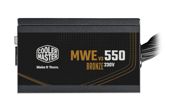 SMPS COOLER MASTER BRONZE V3 550W MPE(5501-ACABW-3BIN)