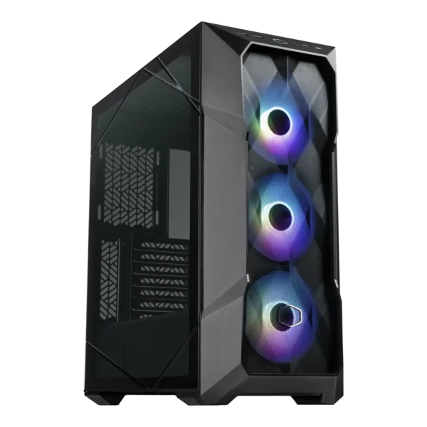 Cooler Master TD500 Mesh V2 Computer Case - White | ARGB & PWM Hub Included | Type C Connector | Top Removable
