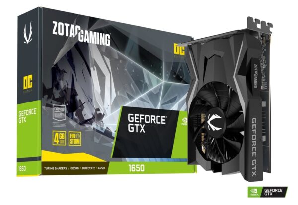 Zotac Gaming Geforce GTX 1650 Amp Core Gddr6 4Gb 128Bit Pcie 3.0 Graphics Card with 1650 Mhz